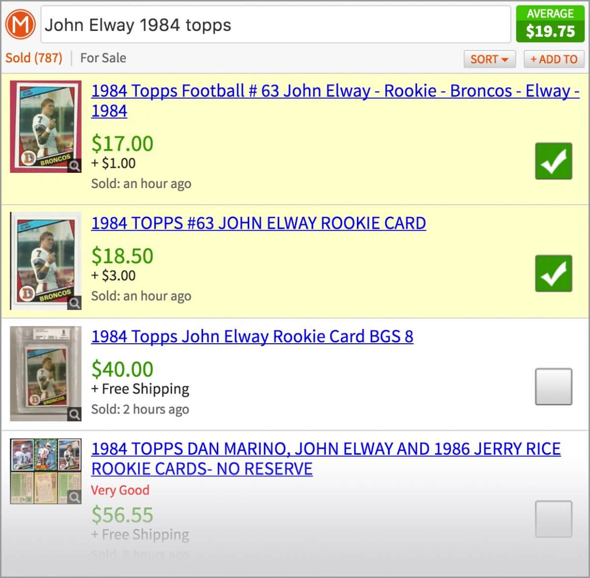 Football Card Price Guide CardMavin