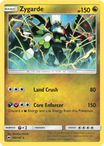 Sun and Moon Burning Shadows card 100