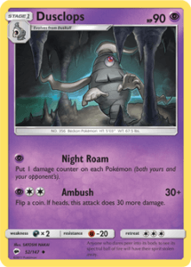 Sun and Moon Burning Shadows card 52
