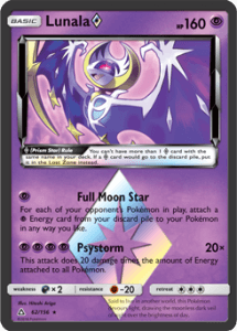Sun and Moon Ultra Prism card 62