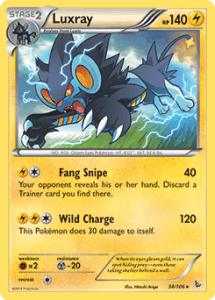 XY Flashfire card 34