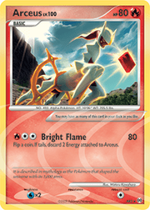 Platinum Arceus card AR3
