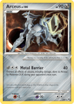 Platinum Arceus card AR9