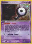 EX Unseen Forces card Y