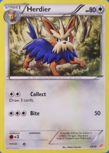 Pokemon Black White Trainer Kit Excadrill Deck card 19