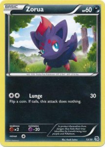 Pokemon Black White Trainer Kit Zoroark Deck card 23