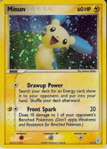 Pokemon EX Trainer Kit 2 Minun card 6