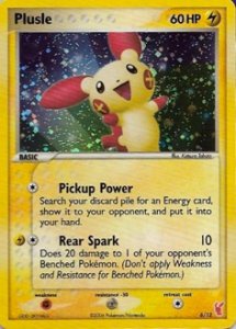 Pokemon EX Trainer Kit 2 Plusle card 6