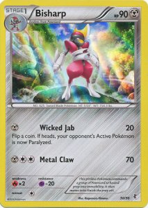 Pokemon XY Trainer Kit Bisharp Deck card 30