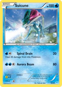 Pokemon XY Trainer Kit Suicune Deck card 14