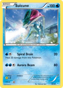 Pokemon XY Trainer Kit Suicune Deck card 30