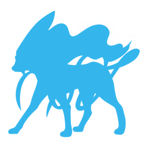 Pokemon XY Trainer Kit Suicune set symbol