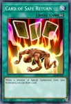Yugioh banned list card Card of Safe Return