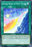 Yugioh banned list card Divine Wind of Mist Valley