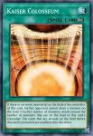 Yugioh banned list card Kaiser Colosseum