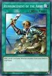 Yugioh banned list card Reinforcement of the Army