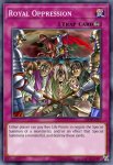Yugioh banned list card Royal Oppression