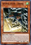 Yugioh banned list card SPYRAL GEAR – Drone