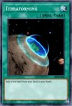 Yugioh banned list card Terraforming