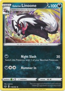 Pokemon Sword and Shield card 118