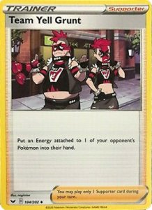 Pokemon Sword and Shield card 184