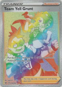 Pokemon Sword and Shield card 210