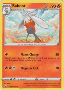Pokemon Sword and Shield card 032
