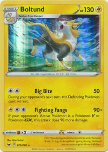 Pokemon Sword and Shield card 075