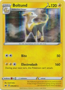 Pokemon Sword and Shield card 076