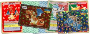Japanese Topsun Pokemon cards