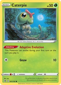 Pokemon Rebel Clash card 001 Caterpie