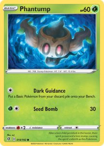 Pokemon Rebel Clash card 014 Phantump