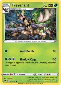 Pokemon Rebel Clash card 015 Trevenant