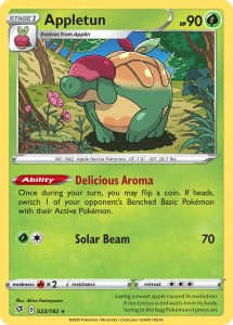 Pokemon Rebel Clash card 023 Appletun