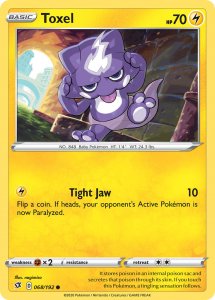 Pokemon Rebel Clash card 068 Toxel