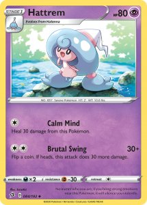 Pokemon Rebel Clash card 084 Hattrem