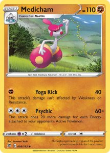 Pokemon Rebel Clash card 098 Medicham