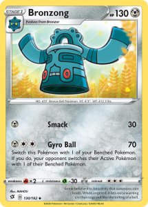 Pokemon Rebel Clash card 130 Bronzong