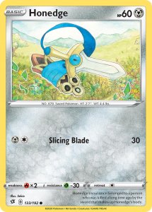 Pokemon Rebel Clash card 133 Honedge