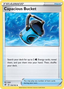 Pokemon Rebel Clash card 156 Capacious Bucket