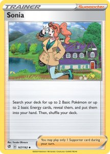 Pokemon Rebel Clash card 167 Sonia