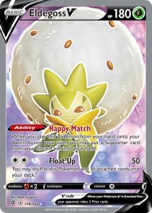 Pokemon Rebel Clash card 176 Eldegoss V
