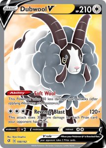 Pokemon Rebel Clash card 188 Dubwool V