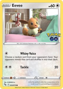 Pokemon GO card 054/078